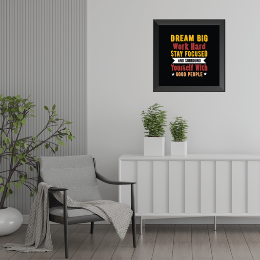 Inspiring Quotes Wall Art – Modern Motivational Frames
