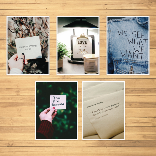Photo Tiles Set – Stickable Wall Frames with High Quality Print