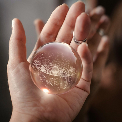 AstroSphere Crsytal Lamp - Solar System Lamp