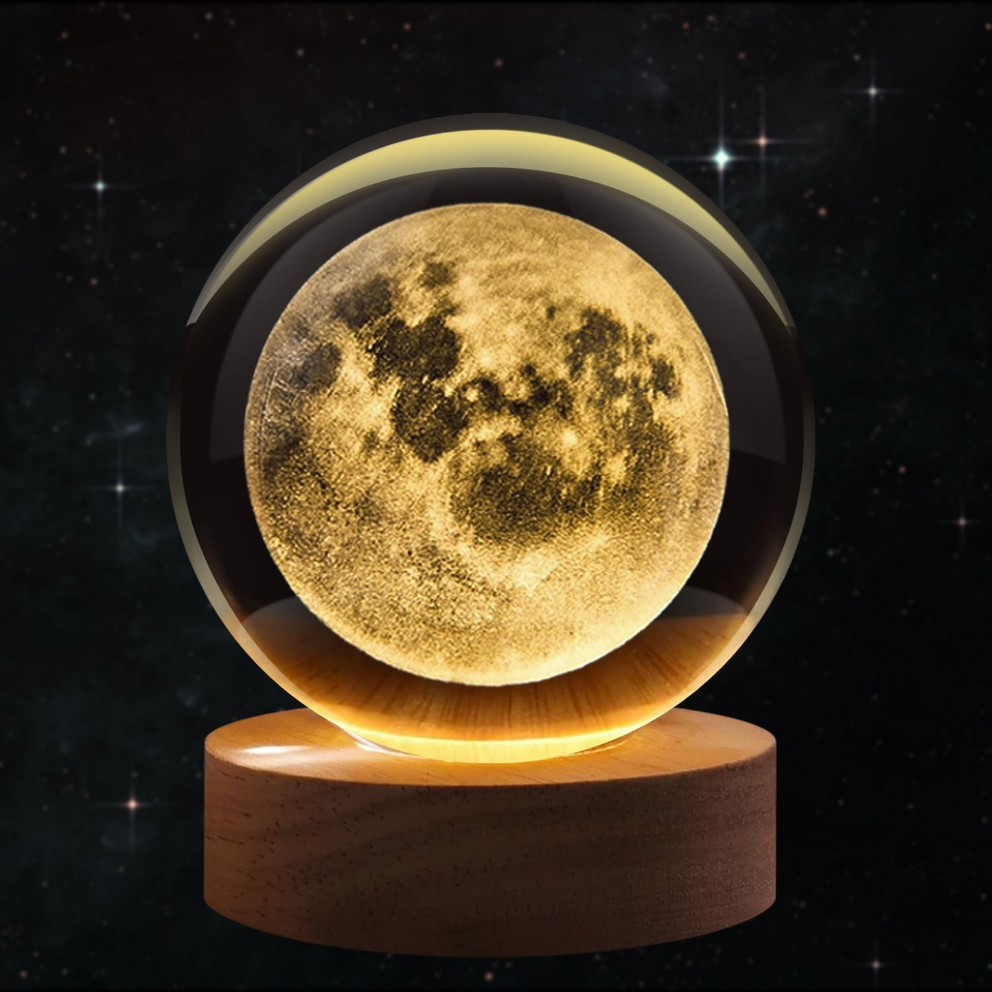 AstroSphere Crsytal Lamp -  Moon Lamp
